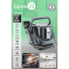 Livenzi JJB-737 Koltuk Halı Yıkama ve Leke Çıkartma Makinesi-Gri