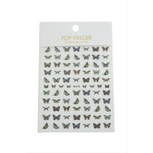 Bijuteri Net Kelebek Tattoo Dövme Sticker