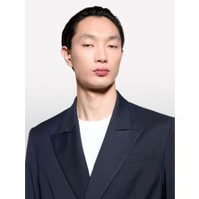 Sisley Viskoz Karışımlı Kruvaze Regular Fit Blazer Ceket Erkek Bej Ceket - 325P2TBJSW028