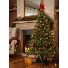 Dodomar 100 cm – Yılbaşı Çam Ağacı 80 Dal Plastik Ayaklı Dekoratif Yeşil Ağaç