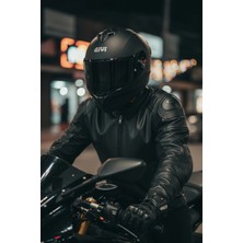Givi Gıvı 50.x Mat Siyah Motosiklet Kask L Beden 1 Renkli 1 Şeffaf Vizör İle Güvenli Sürüş