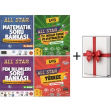 Newton Yayınları Newton 8.sınıf All Star Matematik+Fen Bilimleri+Türkçe+Sosyal Bilgiler Soru Bankaları(4 Kitap+Hediye)