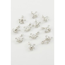 Zero Ozlstor Kurbağa Kolye Ucu Aparatı 1 Adet-Gümüş Rengi