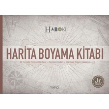 Mela Yayınları Harita Boyama Kitabı: 20 Tematik Türkiye Haritası + 16 Kitap