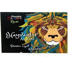 Hayvanlar Alemi - Mandala Colouring Relax + Süper Çengel Bulmaca - 2 + Süper Çengel Bulmaca 4 + 10 Kitap