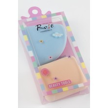 Zero Ozlstor 2 Adet Karışık Makyaj Süngeri-Renkli