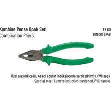 Elta Kombine Pense Opak Seri - Özel Alaşımlı Çelik & Pvc Saplı