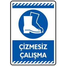 İsg Tabelam 25X35cm/Fosforlu Kompozit/çizmesiz Çalışma