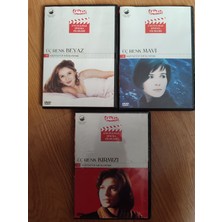Plakperest Krzysztof Kieslowski Üç Renk Üçlemesi / Mavi - Beyaz -Kırmızı -Sabah Serisi - 2. El  DVD Film