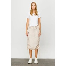 On Triko Cepli Midi Etek 16204