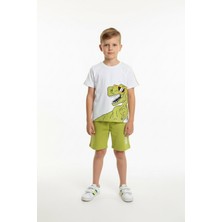 New Kids Dinozor Baskı Erkek Çocuk Takım