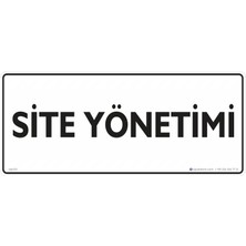 İsg Tabelam 45X18cm/Fosforlu Kompozit/site Yönetimi