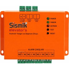 Kkdavm Sismik Elevator's Asansör Deprem Uyarı ve Yangın Alarm Cihazı