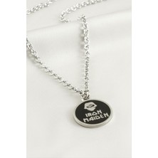 Zero Ozlstor Demir Adam Erkek Kolye-Siyah