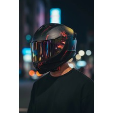 Givi Gıvı 50.x Arachno Mat / 1 Renkli 1 Şeffaf Vizörlü Motosiklet Kask