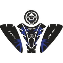 Gogo Premium Yamaha R25 2019 - 2025 Uyumlu Tank Pad Set 005