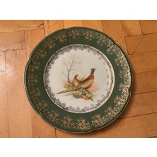 TT Limoges Porselen Dekor Tabağı - 25 cm Çapında -Kgıurt