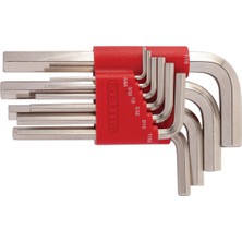 İzeltaş Sae Allen Anahtar Takımı - 10 Parça Inç Serisi Özel Tutuculu Takım Alyan Anahtar