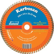 KARBOSAN 180x2.4x22.23 TURBO KANALLI ELMAS KESİCİ NORMAL - 950420
