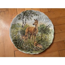 TT Limoges Porselen Dekor Tabağı - 25,5 cm Çapında