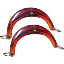 Mertay Çanta Sapı Ay Model Kahverengi 17 cm