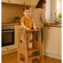 Montessori Öğrenme Kulesi (Ahşap Mdf Öğrenme Kulesi)