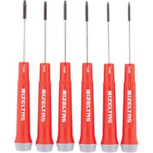 İzeltaş Elektronikçi Tip (Klemens) Torx® Uçlu Tornavida Takımı (6 Parça)