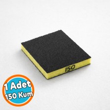 Nzb Sünger Zımpara 9.5 x 12.5 cm Takoz Blok Flex Taşlama Ahşap Yassı El Zımparası 150 Kum 1 Adet