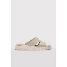 Fast Step Hakiki Deri  Kadın Kısa Topuklu Terlik 160ZAHR0250