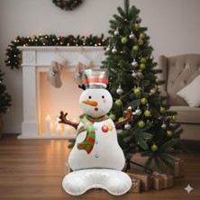 Dodomar Yılbaşı Folyo Balon Kardan Adam (120-75CM) Ayaklı
