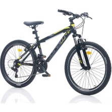 Corelli Felix 3.2 - 24 Jant 21 Vites 14'' Kadro Dağ Bisikleti - Siyah / Sarı / Gri