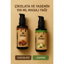 Rekze Çikolata & Yasemin Aromalı Masaj Yağı 100 ml – Aromaterapi, Nemlendirici ve Romantik Etki