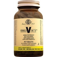 Solgar Vm-75 Multivitamin 60 Tablet