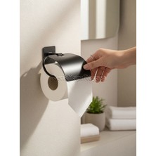 Renk Yapı Rüyası Banyo ve Wc Güçlü Yapışkanlı Paslanmaz Kapaklı Wc Tuvalet Kağıtlığı Ekonomik