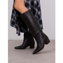 Ece'nin Butiği Espera Kahve Hakiki Deri Kadın Çizme