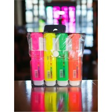 Highlighter 2 Paket 4'lü Toplam 8 Adet Fosforlu Kalem Pembe-Sarı-Yeşil-Turuncu