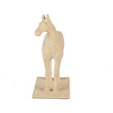 Mikasa Moor Horse Krem Alçı Dek Obje 18X23CM