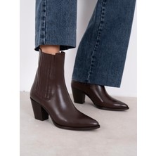 Ece'nin Butiği Marcelo Kahve Hakiki Deri  Bot