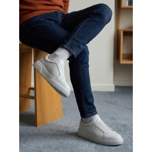 Erkek Hakiki Deri Slip-On Günlük Ayakkabı