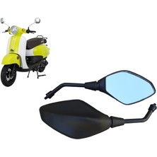 Özerdem Motosiklet Ayna Takımı -Uyumlu- Mondial Turismo 50