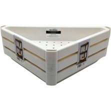 Tuncel Store Üçgen - Beyaz Prati̇k Raf Üni̇tesi̇ Plasti̇k (5389)