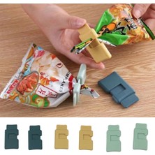 Tuncel Store 6&amp;apos;lı Hava Sızdırmaz Poşet Torba Ambalaj ve Paket Kıstırmalı Kapatma Klipsi (5389)