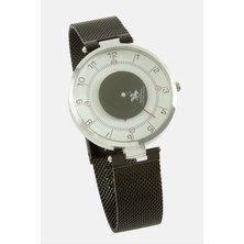 Zero Ozlstor Hasır Metal Kayışlı Erkek Kol Saatic-Antrasit