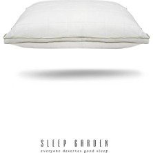 Sleep Garden Auralis Biyeli Şık Bambu Yastık 50x70 Jüt Keten Çantalı