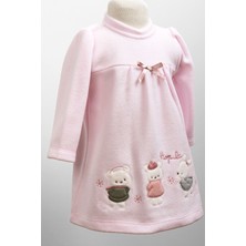 Modanino Kız Bebek Peluş Elbise 6-24 Ay 12471