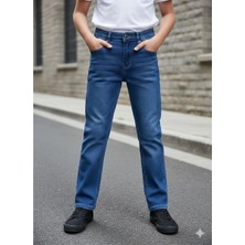 Pina Kids Erkek Çocuk Likralı Taşlanmış Kot Pantolon PNT2606