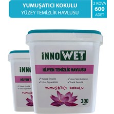 İnnoWet Kova Islak Mendil Yumuşatıcı Kokulu Yüzey Temizlik Havlusu 2 Adet x 300 Yaprak