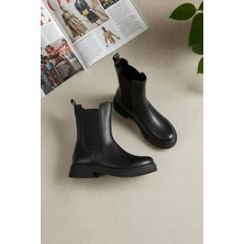 Ayakkabı Fuarı Elit OZRSL1400C Kadın Chelsea Bot Siyah