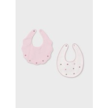 Mayoral Yenidoğan Bebek Pamuklu Mama Önlüğü Seti Pembe