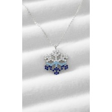 Çekirdek Jewelry 925 Ayar Gümüş Rodyum Renkli Kartanesi Kolye